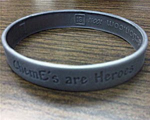 Chemical Engineers are heroes wristband from Chemstations